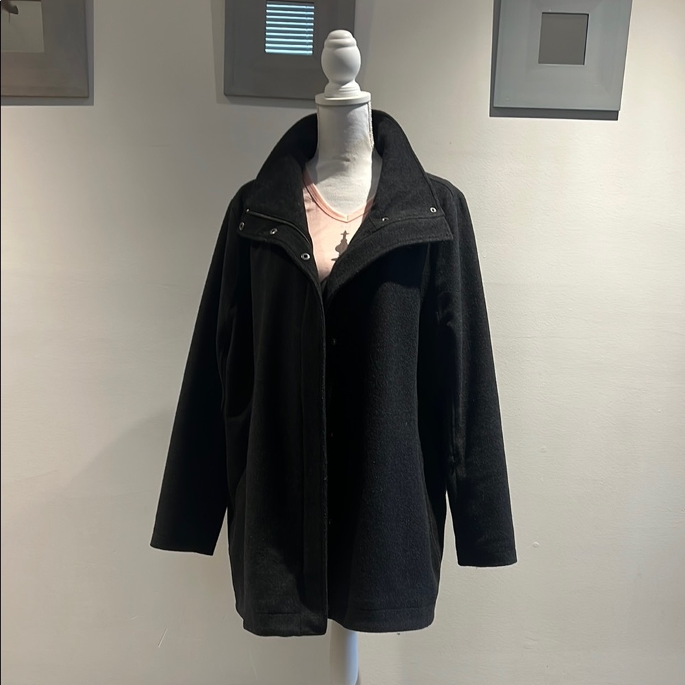 Black Pendleton Pea Coat